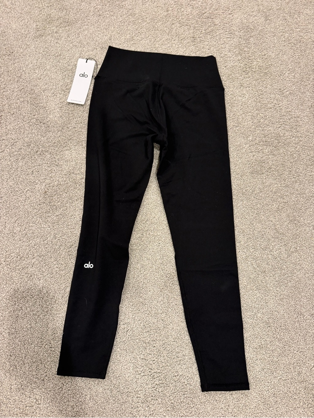 Alo Yoga NWT 7/8 Airbrush Leggings Black Size Large